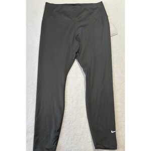 Nike Mens Size XL Gray Therma Fit One High Waisted 7/8 Leggings New (S9)